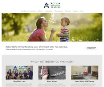 Actionbehavior.com(Action Behavior Centers) Screenshot