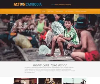 Actioncambodia.org(ACTION Cambodia) Screenshot