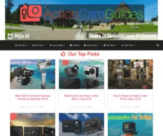 ActioncamGuides.com(Action Camera Guides & Reviews) Screenshot