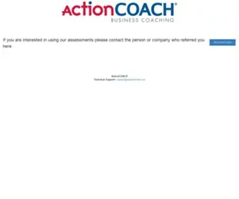 Actioncoachassessments.com(Online Assessment Platform) Screenshot