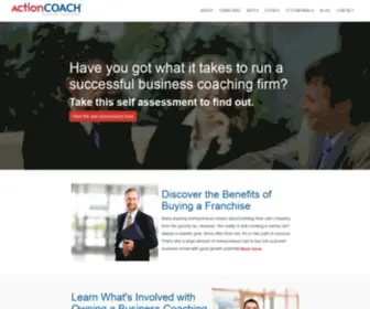 Actioncoachfranchiseanz.com.au(ActionCOACH Australia and new Zealand) Screenshot
