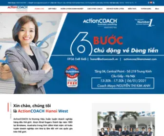 Actioncoachhanoiwest.com(ActionCOACH Hanoi West) Screenshot