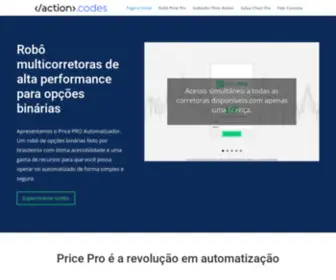 Action.codes(Price Pro Robô Automatizador) Screenshot