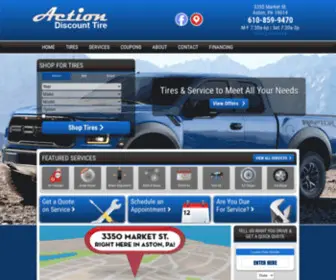 Actiondiscounttire.com(Action Discount Tire) Screenshot