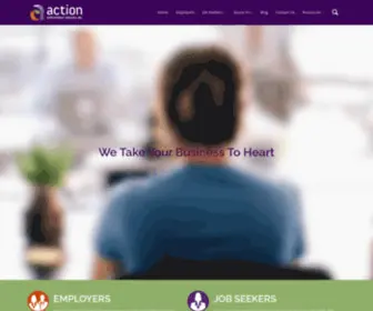 Actionemployment.net(Action Employment) Screenshot