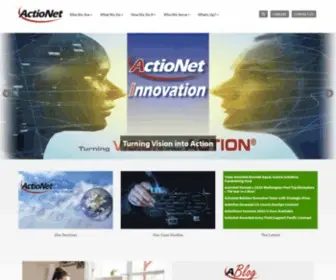 Actionet.com(IT Integration Enabling Business Transformation) Screenshot