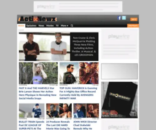 Actionewz.com(Action Movie and TV News) Screenshot