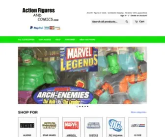 Actionfiguresandcomics.com(Actionfiguresandcomics) Screenshot