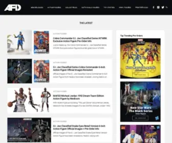 Actionfiguresdaily.com(Action Figure News and Reviews) Screenshot