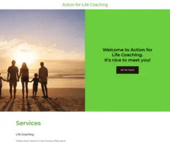 Actionforlifecoaching.com(Action for Life Coaching) Screenshot