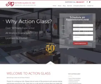 Actionglass-NY.com(Glass Company in Queens & long island) Screenshot