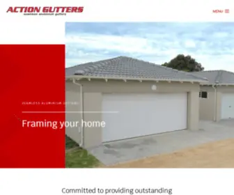 Actiongutters.co.za(Action Gutters) Screenshot