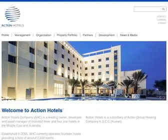 Actionhotels.com(Action Hotels Company (AHC)) Screenshot