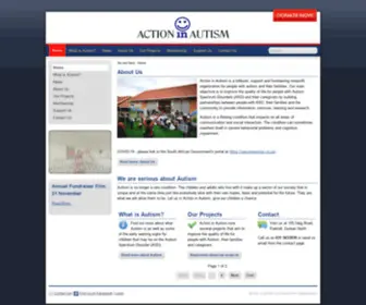 Actioninautism.org.za(Action in Autism) Screenshot