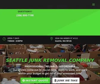 Actionjunkhauling.com(Seattle Junk Removal & Cleanup Company) Screenshot