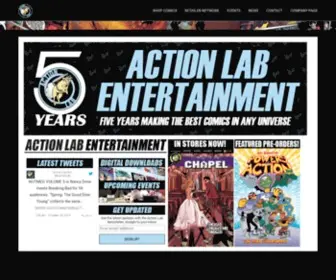ActionlABCOmics.com(Bluehost) Screenshot