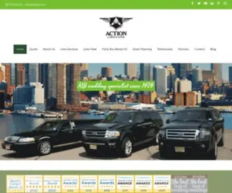 Actionlimos.com(Limousine and Party Bus services NJ NY) Screenshot