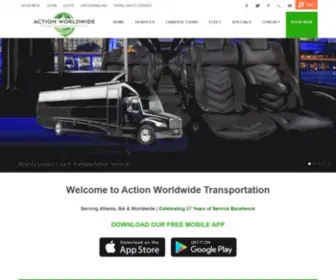 Actionlimousines.com(Atlanta Limousine Services) Screenshot