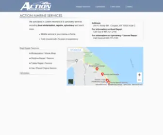 Actionmarineservices.com(Action Marine Services) Screenshot