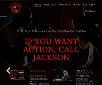 Actionmma.ca(ACTION MMA) Screenshot