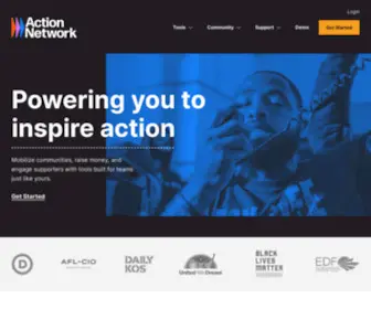 Actionnetwork.org(Action network) Screenshot