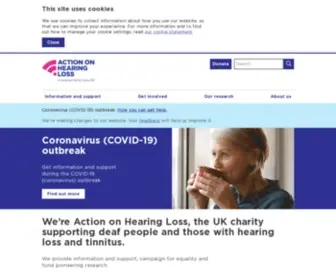 Actiononhearingloss.org.uk(Action on Hearing Loss) Screenshot