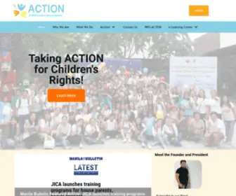 Action.org.ph(Taking ACTION for child's rights) Screenshot