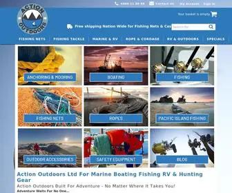 Actionoutdoors.kiwi(Action Outdoors For Marine Boating Fishing RV & Hunting Gear) Screenshot