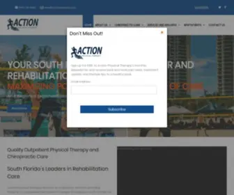 Actionphysical.com(Action Physical Therapy) Screenshot