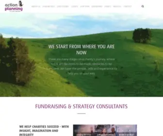 Actionplanning.co.uk(Charity Fundraising Consultants) Screenshot