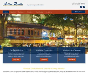 Actionrealtysa.com(Action Realty) Screenshot