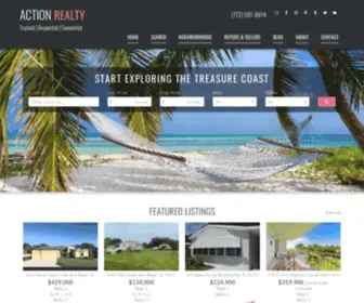 Actionrealtytreasurecoast.com(Action Realty) Screenshot