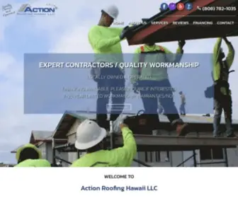 Actionroofinghawaii.com(Action Roofing Hawaii LLC) Screenshot