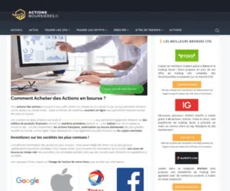 Actions-Boursieres.fr(Le Guide de la Bourse en Ligne) Screenshot
