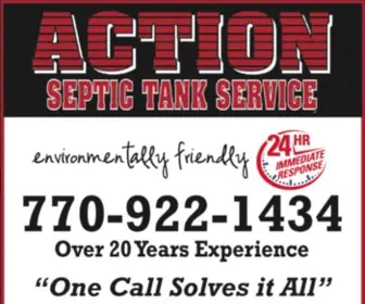 Actionseptictankservice.com(Action Septic Tank Service) Screenshot