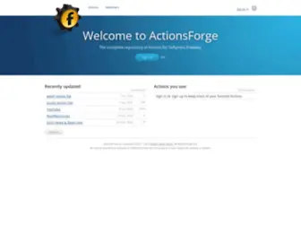 Actionsforge.com(The Complete Repository of Freeway Actions) Screenshot