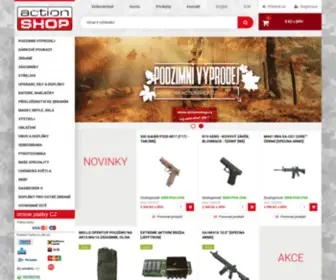 Actionshop.cz(Airsoft shop) Screenshot