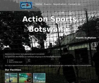 Actionsportsbw.com(Action Sports Botswana) Screenshot