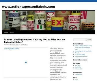 Actiontapesandlabels.com(actiontapesandlabels) Screenshot