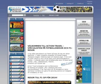 Actiontravel.se(Action travel) Screenshot