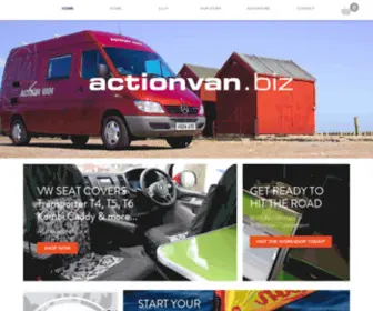 Actionvan.biz(VW Transporter Seat Cover Specialist) Screenshot