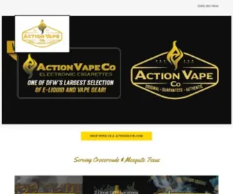 Actionvapeco.com(Action Vape Co) Screenshot