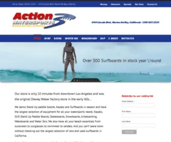 Actionwatersports.com(Action water Sports) Screenshot