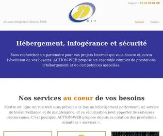 Actionweb.fr(Hébergement) Screenshot