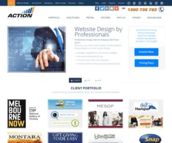 Actionwebsites.com.au(ECommerce, nopCommerce, Website Design, Web Development, Web Hosting) Screenshot