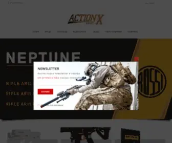 Actionxairsoft.com.br(ActionX Airsoft) Screenshot