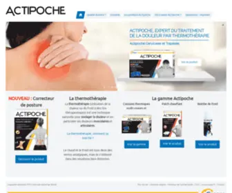Actipoche.fr(Soulager la douleur grâce à la Thermothérapie) Screenshot