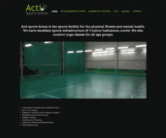 Actisportsarena.com(Acti Sports Arena) Screenshot