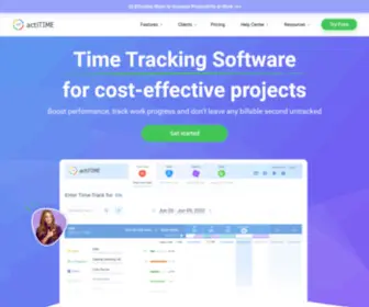 Actitime.com(Time Tracking Software) Screenshot