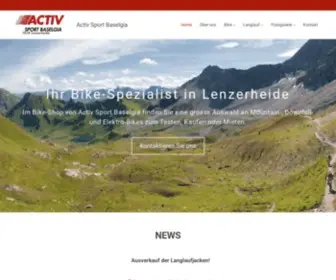 Activ-Sport.ch(Active Sport Baselgia) Screenshot